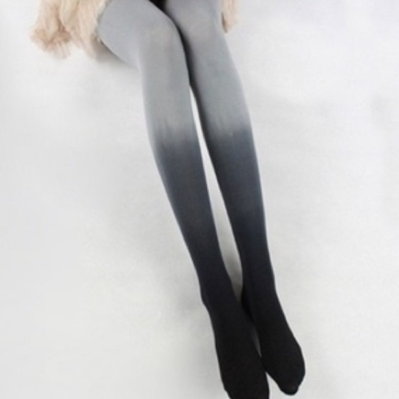 Ombré colored velvet stalkings/tights NWOT - Picture 6 of 8